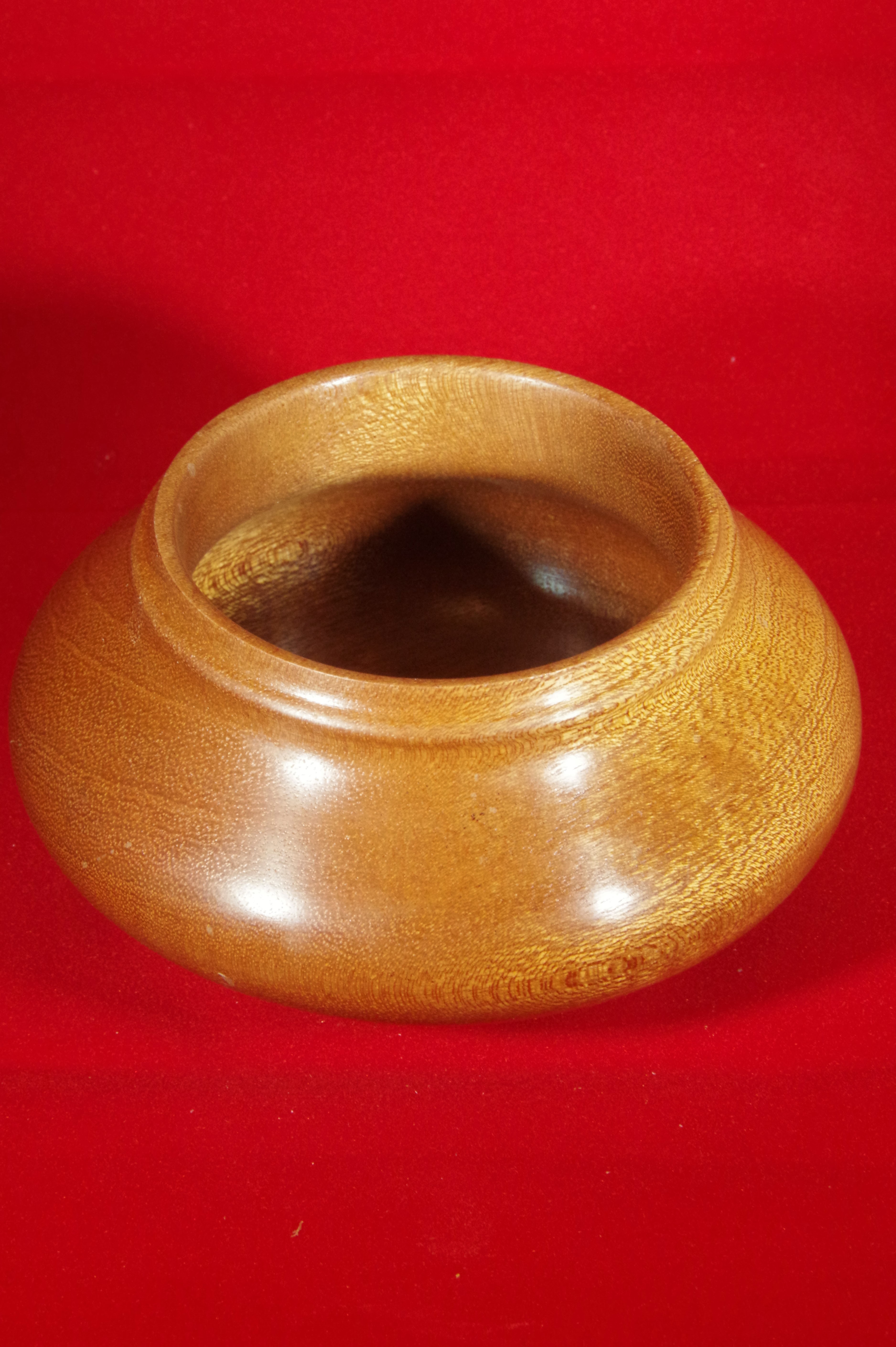 Small dark wood hollow form