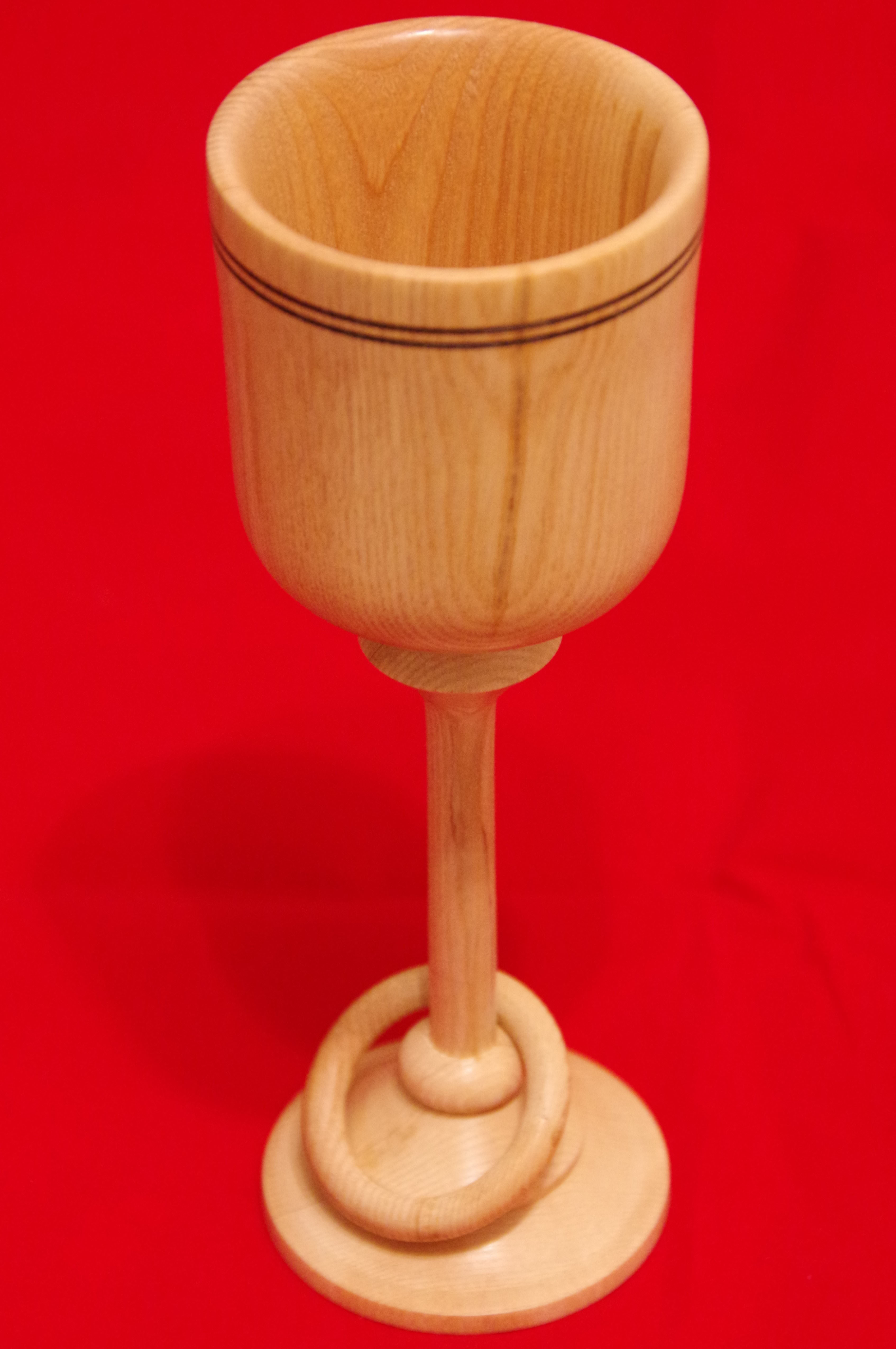 Captured Ring Ash Goblet