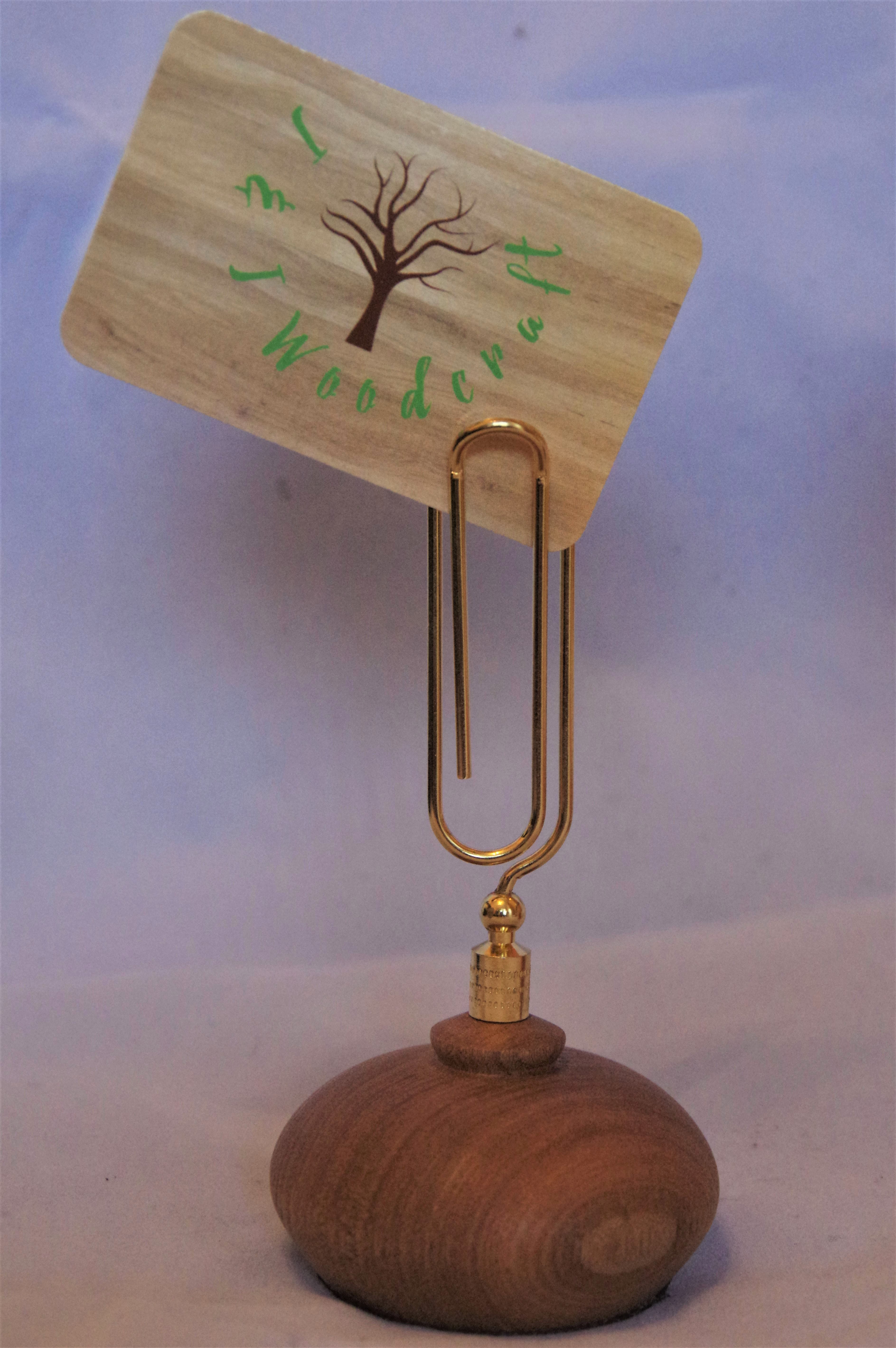 Elm note holder