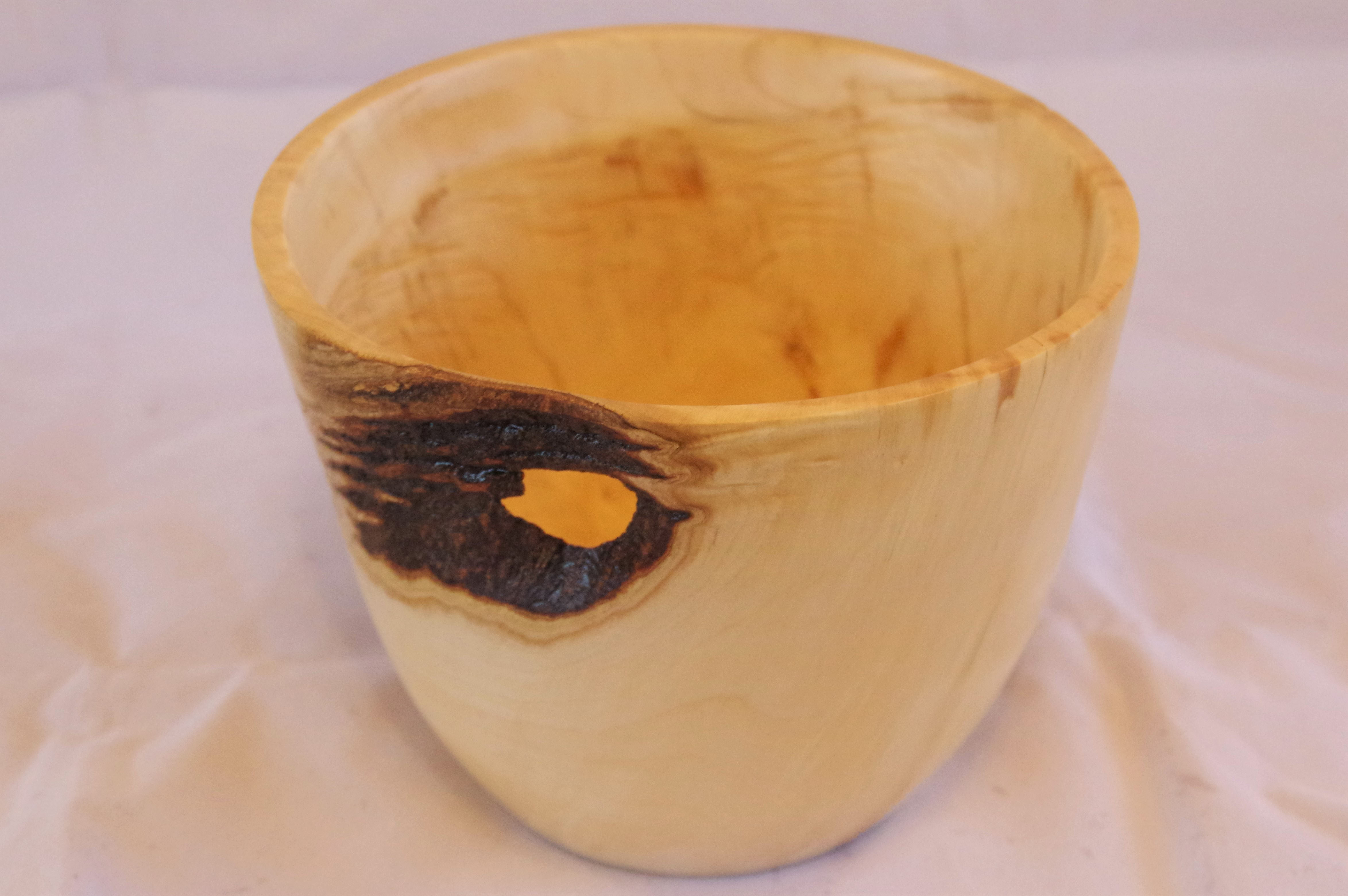 Green wood Maple bowl